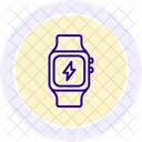 Energy Smart Watch Line Icon Icon