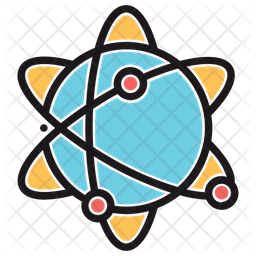 Energy Symbol Icon - Download in Colored Outline Style