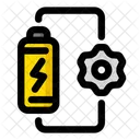 Battery Energy Gear Icon