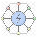 Energy Transformation Lineal Color Icon Icon