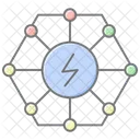 Energy Transformation Lineal Color Icon Icon