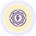 Energy Transition Line Icon Icon