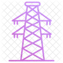 Energy Utility Electric Tower Power Transmission Icon