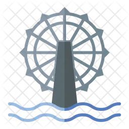 Energy Water Turbin  Icon