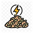 Energy Wood Pellets Icon