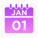 Enero 1  Icono