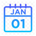 Enero 1  Icono