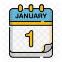 Enero 1  Icono