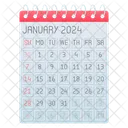 Calendario 2024 Evento Icon