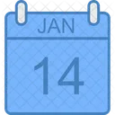 Enero Calendario Fecha Icon