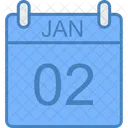 Enero Calendario Fecha Icon