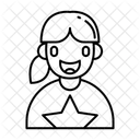 Enfant qui rit  Icône