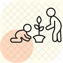 Jardinage Pour Enfants Enfants Jardinage Icône