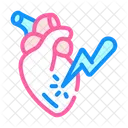 Corazon Ataque Color Icono