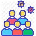 Enfermedades Propagacion Pandemia Icono