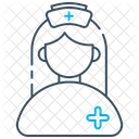 Enfermeira Cuidados De Saude Enfermagem Ícone