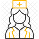 Enfermeira Cirurgia Plastica Profissional Medico Ícone