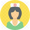 Enfermera Ayuda Medicina Icon