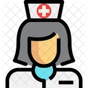 Enfermera Asistente Medico Senora Icon