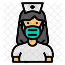 Enfermera Avatar Hospital Icon