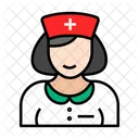 Enfermera Doctor Hospital Icono