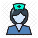 Enfermera Doctor Hospital Icono