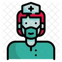 Enfermera Doctor Mujer Icono