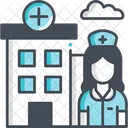 Enfermera Asistente Medico Avatar Icon