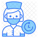Enfermera Doctor Hospital Icono