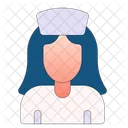 Enfermera Doctor Medico Icono