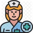 Enfermera Cuidador Ocupacion Icono