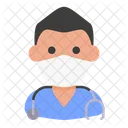 Enfermera Avatar Hombre Icon