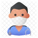 Enfermera Avatar Hombre Icon