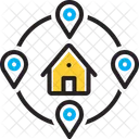 Nahe In Der Nahe Lage Symbol