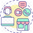Customer Engagement Strategy Icon
