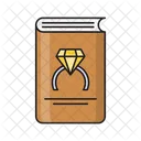 Book Ring Engagement Icon