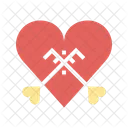 Engagement Heart Key Icon