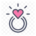 Engagement Ring Heart Icon