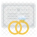 Engagement Certificate  Icon
