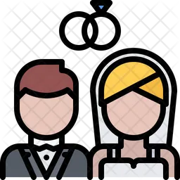 Engagement Couple  Icon