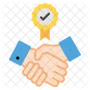Abkommen Vereinbarung Partnerschaft Symbol