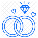 Engagement Ring Love Icon