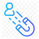 Engagement User Magnet Icon