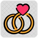 Valentine Day Heart Ring Icon