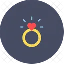 Engagement Ring Marriage Icon