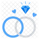 Engagement Ring Love Icon