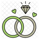 Engagement Ring Love Icon