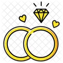 Engagement Ring Love Icon
