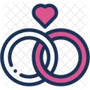 Engagement Ring Love And Romance Wedding Rings Icon