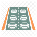 Engarrafamento Carro Estrada Ícone